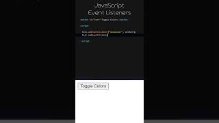 Add Event Listener in JavaScript [upl. by Courtenay]