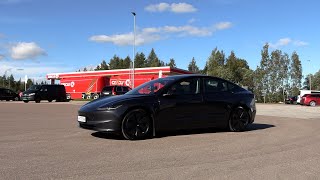 Tesla Model 3 LR Highland 1000 km challenge part 1 [upl. by Imuyam482]