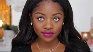 PERFECT Skin amp BOLD Lips  Makeup Tutorial [upl. by Newton]