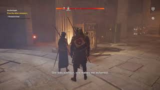 Assassins Creed Origins  One Bad Apple Find Shrine Of Whispers Assassinate Melitta Help Praxilla [upl. by Pharaoh61]