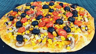 PIZZA DE POST RETETA RAPIDA SI DELICIOASA  PIZZA CON VERDURAS RECETA RAPIDA  BUCATARESTE CU RODICA [upl. by Sitoel]