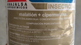 malation con cipermetrina [upl. by Adnyc]