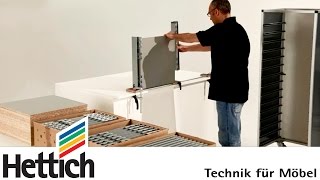 ArciFit 100 Montagehilfe für ArciTech Schubkästen von Hettich [upl. by Auod]