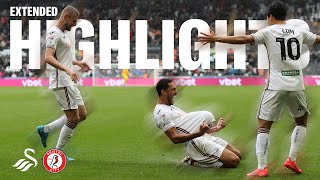 Swansea City v Bristol City  Extended Highlights [upl. by Ponzo]