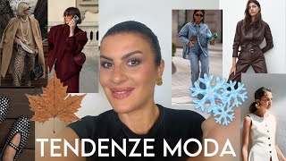 TENDENZE MODA AUTUNNO INVERNO 202425 [upl. by Nylareg]