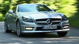 Mercedes SLK 350 Roadster mit magischen Spielereien [upl. by Alleunam]