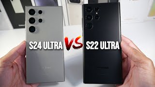 Samsung Galaxy S22 Ultra VS Samsung Galaxy S24 Ultra In 2024 Is It Worth Upgrading [upl. by Hanad793]