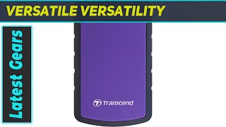 Transcend StoreJet 25H3 4TB USB30 Portable Hard Drive LightningFast Storage Powerhouse [upl. by Whale554]