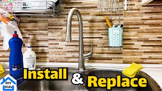 Extendable Kitchen Tap Installation and Replacement [upl. by Eceertal]