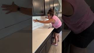 DIY beadboard kitchen backsplash [upl. by Nylanej]