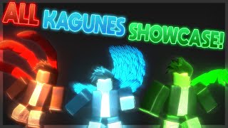 Ro Ghoul  ALL KAGUNES FIRST STAGE SHOWCASE  Roblox Tokyo Ghoul [upl. by Laurena]