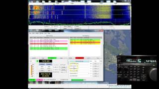 Ham Radio WSJTX JT9  JT65 QSO Example [upl. by Siobhan]