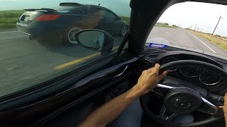 Mazda MX5 Miata E85 vs Honda Civic Si FBO [upl. by Gaylene489]