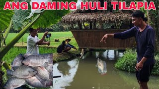 Malaking Tilapia Nahuli sa gilid ng Kubo mga bata libre bingwit [upl. by Budde468]