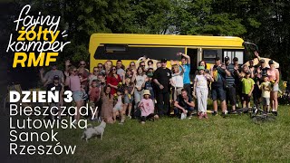 Czy w Bieszczadach są krowy Rozdaliśmy bilety na sanah  Fajny Żółty Kamper RMF  Dzień 3 [upl. by Eidnac]