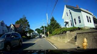 Driving through Pawtucket Lincoln and North Providence Rhode Island [upl. by Reidar550]