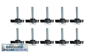 10 Pack T Bolt and Nut Set M8 Woodworking Tool Jigs Screw Review [upl. by Ziwot574]