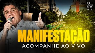 AO VIVO ACOMPANHE a manifestação na Av Paulista [upl. by Ahsratan796]