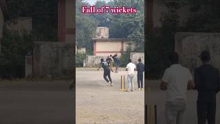 Fall of 7 wickets 🤎💚🩵💜❤️💙🖤cricket jabalpur wickets [upl. by Funch974]