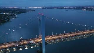 Throgs Neck Bridge Aerial [upl. by Odnalra40]