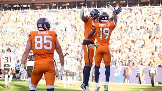 Broncos players react to the teams Week 11 win vs Falcons  Inside the locker room [upl. by Beauchamp]