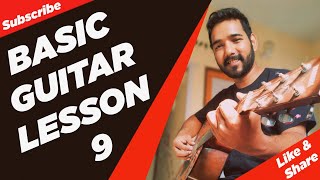 Basic Guitar Lesson 9 How to play Bar Chords for Beginners in Hindi by Acoustic Pahadi [upl. by Ardnahc]