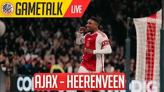 GameTalk  Ajax 4  1 Heerenveen  Eredivisie [upl. by Malia]