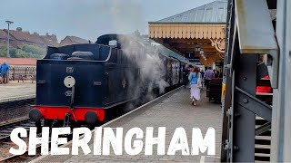 I travel back to 1940s wartime at Sheringham vintage railway [upl. by Asiralc608]