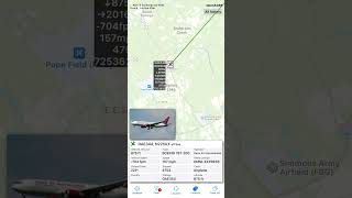 Omni Air International Boeing 767200ER N225AX landing in Pope Field [upl. by Delorenzo297]