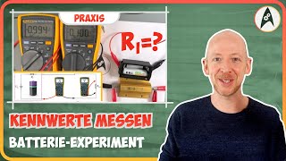 Experiment Innenwiderstand und Leerlaufspannung messen  Lerne Elektronik [upl. by Yesak]