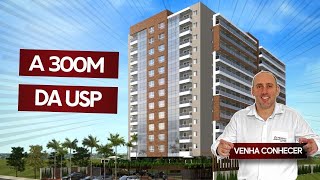 Apartamento de 1 dormitório a 300 metros da USP  Ribeirão Preto  Sp [upl. by Ssej]