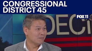 Election 2024 Derek Tran seeks to unseat Michel Steel in Orange County [upl. by Mccartan738]