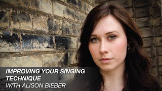 Alison Bieber Tips for Improving Your Singing Technique [upl. by Corwun638]