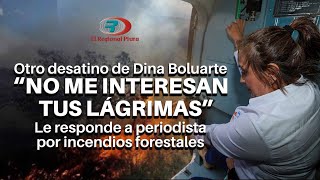 Dina Boluarte visitó Amazonas por incendios forestales pero fue ganada por la soberbia [upl. by Yecnay73]