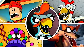 Cluckys The Final Round  ALL Choose WAYS amp New Jumpscares Roblox Showcase [upl. by Patten502]