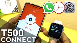 How to connect t500 smartwatch with android  Hiwatch App Connect [upl. by Clarinda814]