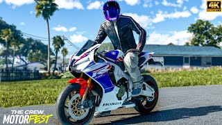 Honda CBR1000RR Fireblade Freeroam POV Street Ride  The Crew Motorfest [upl. by Nnaytsirk]