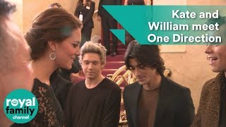 Kate and William meet One Direction [upl. by Vail895]