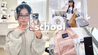 BACK TO SCHOOL SHOPPING FOR COLLEGE🥯Cute clothes and supplies [upl. by Nnaeerb83]