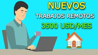 ✅10 Nuevos Trabajos Remotos Fáciles de Alto Pago 🤑 que Puedes Hacer Desde Casa sin Experiencia [upl. by Assyle]