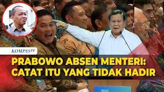 Kelakar Prabowo saat Absen Menteri Bahlil dan Rosan Catat Itu yang Tidak Hadir [upl. by Killarney825]