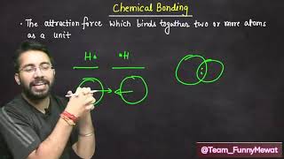 Chemical Bonding Lec 1 by Vt Sir Nirman Batch Study Bharat ❤️480P [upl. by Laddie903]