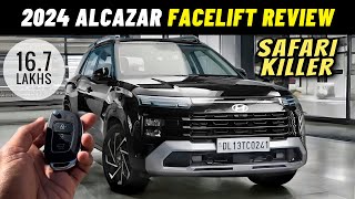 Hyundai Alcazar Facelift 2024 Review  Alcazar New Model 2024  Alcazar 2024 Facelift [upl. by Magner]