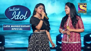 Man Kyoon Behka Re Behka Aadhi Raat Ko Par Ek Perfect Duet  Indian Idol Songs Of Lata Mangeshkar [upl. by Agnizn317]