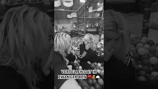 VERTELLEN DAT IK ZWANGER BEN ♥️🧸☁️ announcement pregnancyannouncement pregnant zwanger viral [upl. by Reham227]