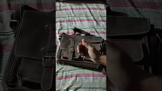 Leather side bag vs cigarette lighter [upl. by Ettenad]