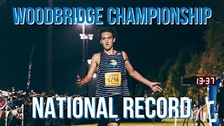 Max CerviSkinner Breaks Leo Youngs 3 Mile NATIONAL RECORD  Woodbridge XC Classic 2024 [upl. by Isherwood]