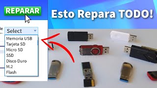 ✅Esto Repara TODAS las Memorias USB Micro SD Tarjeta SD 2024 │ Quita Protección de Escritura y MAS [upl. by Hehre]