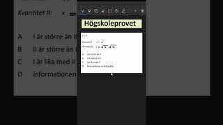 Högskoleprovet högskoleprovet skola studera enkelt utbildning matte matematik tips tricks [upl. by Adine]