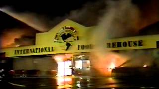 National Wholesale Liquidators Massive Fire Lodi NJ April 17th 1997 Historic Fire Huge Fire [upl. by Rybma]